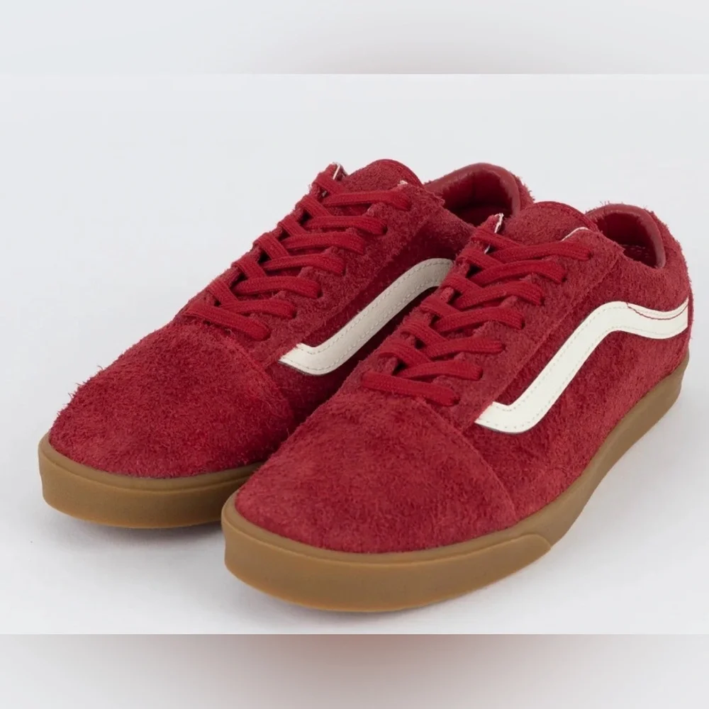NEW VANS OLD SKOOL LOWPRO 'RED GUM' Women’s Size 8 RARE - Picture 3 of 12